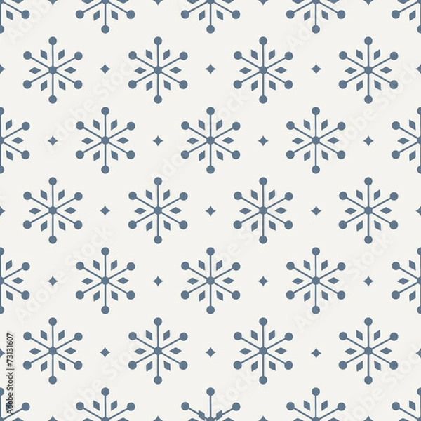 Fototapeta seamless pattern. snowflake