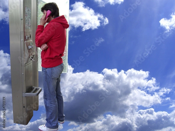 Fototapeta telefonieren zukunft (3)