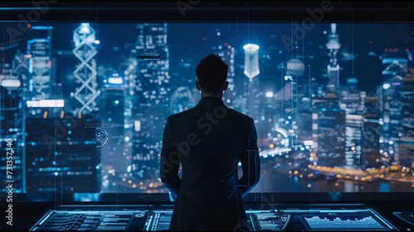 Obraz Digital Strategy in Action: Navigating the Future of Business with Innovation and Technology