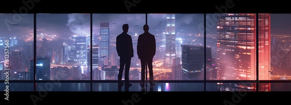 Fototapeta Digital Strategy in Action: Navigating the Future of Business with Innovation and Technology