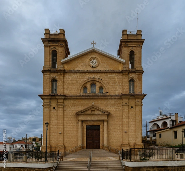 Obraz ancient church in a village in Northern Cyprus 1