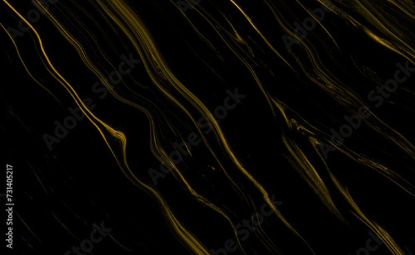 Fototapeta Marble texture wall surface black gold ink pattern graphic  background granite abstract light elegant grey for do floor plan ceramic counter texture tile black yellow background natural for paper.