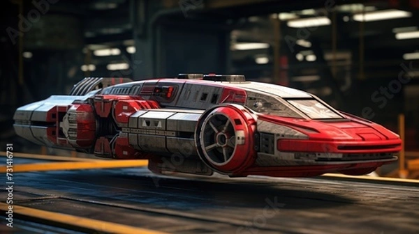 Fototapeta Hoverboard transporter