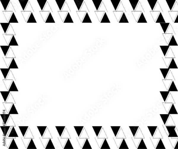 Obraz black and white frame