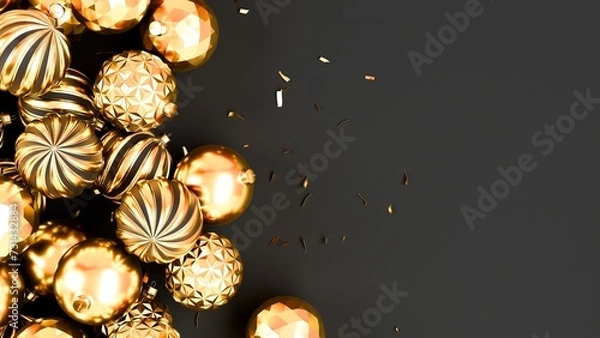 Fototapeta a 3d and asthetic abstract background