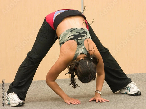 Obraz fitness class instructor