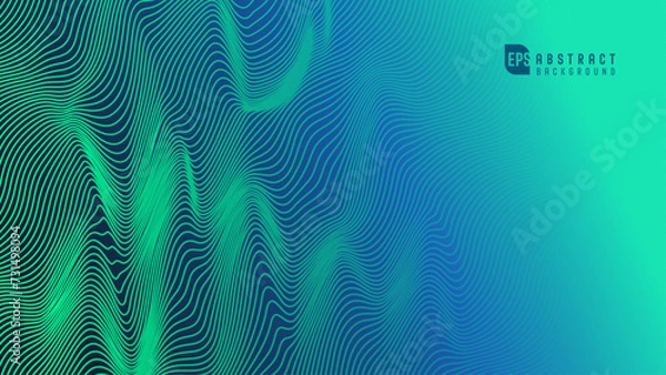 Obraz Liquid Style Colorful Abstract Background Vector.