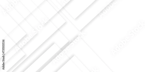 Fototapeta abstract background with lines White background with diamond and triangle shapes layered in modern abstract pattern design Space design concept Suit for business, corporate, institution presentation.