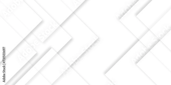 Fototapeta abstract background with lines White background with diamond and triangle shapes layered in modern abstract pattern design Space design concept Suit for business, corporate, institution presentation.