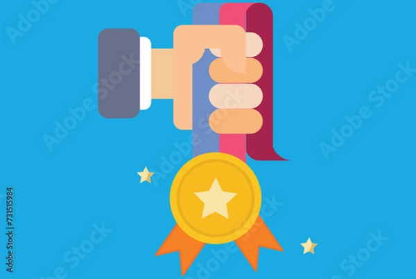 Fototapeta achievements icon,Achieve vector icon. Achieve symbol. flat style sign for mobile concept and web design. Achieve symbol logo illustration. vector graphics - Vector,climb,mountain climb