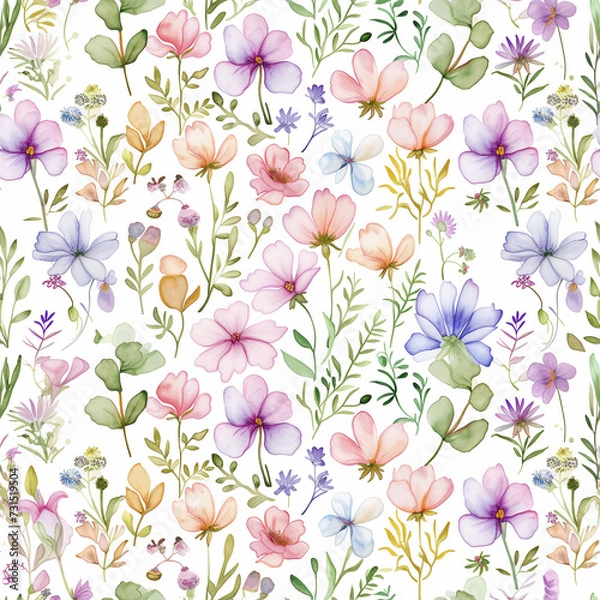 Fototapeta Digital Seamless Pattern Background Digital Paper Textile pattern