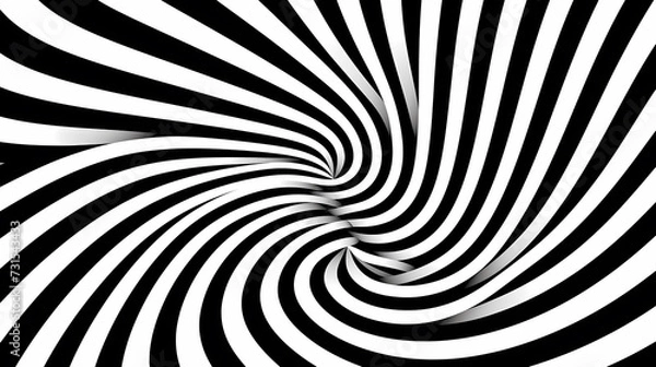 Obraz Optical illusion, charming abstract pattern background