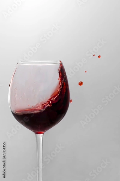 Fototapeta Splashing Bordeaux