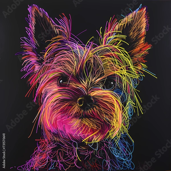 Obraz Yorkshire terrier pup