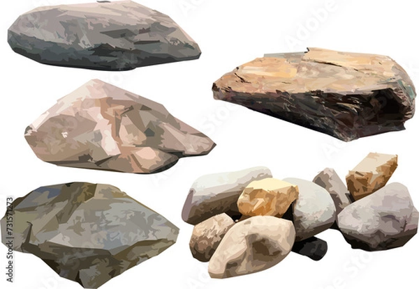 Obraz A set of stones.