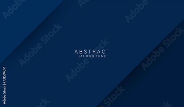 Fototapeta Modern blue abstract background Image design for presentations, banners, covers, websites, flyers, cards.