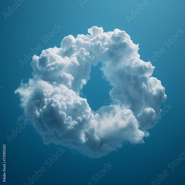 Fototapeta circle shaped cloud