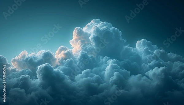 Fototapeta blue sky and clouds