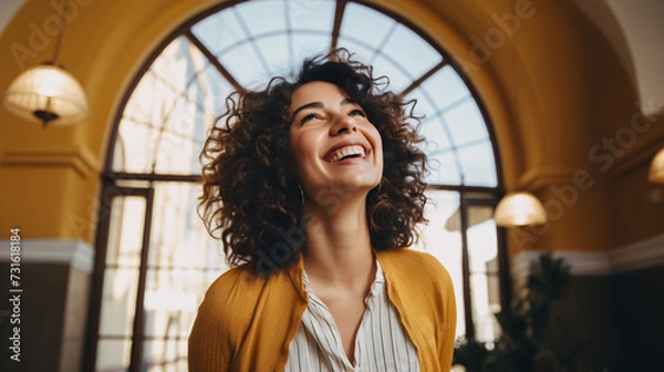 Obraz person in the window