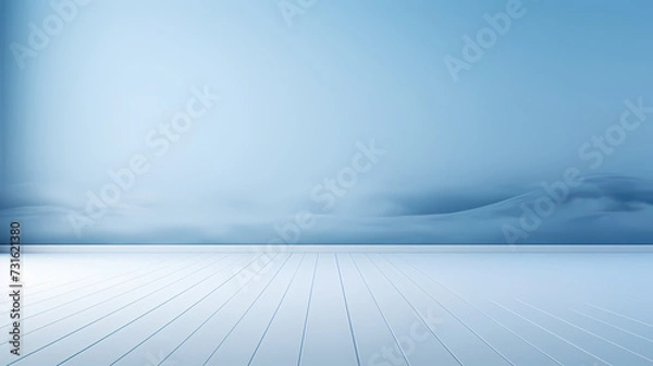 Fototapeta Abstract futuristic empty floor, future planning concept