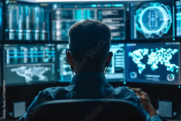 Obraz Cyber Security | Hacker