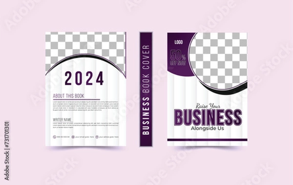 Fototapeta Unique business book cover design