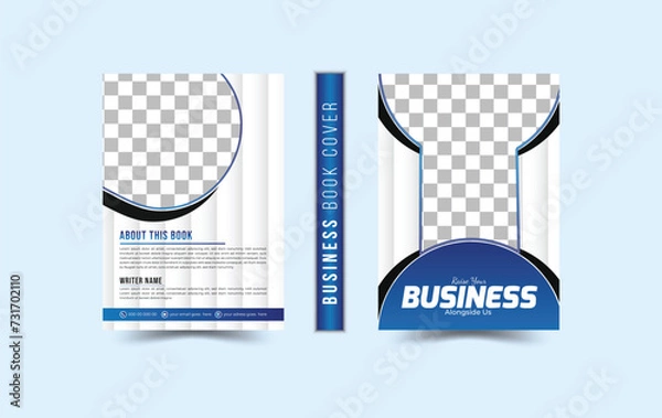 Obraz Unique business book cover design