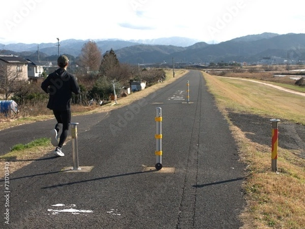 Obraz マラソンランナー