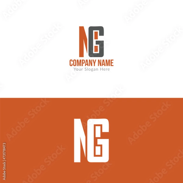 Fototapeta unique logo design