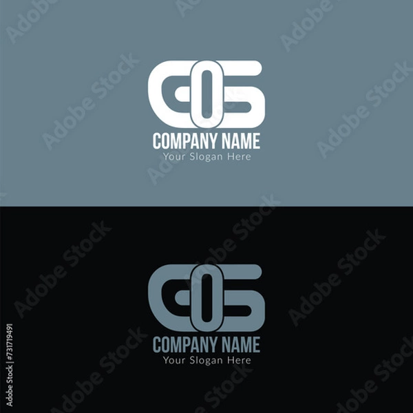 Fototapeta unique logo design