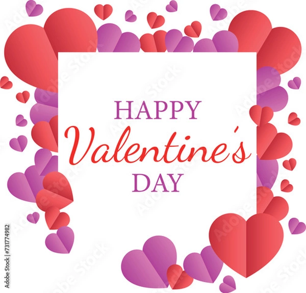 Obraz Kartka na Walentynki	