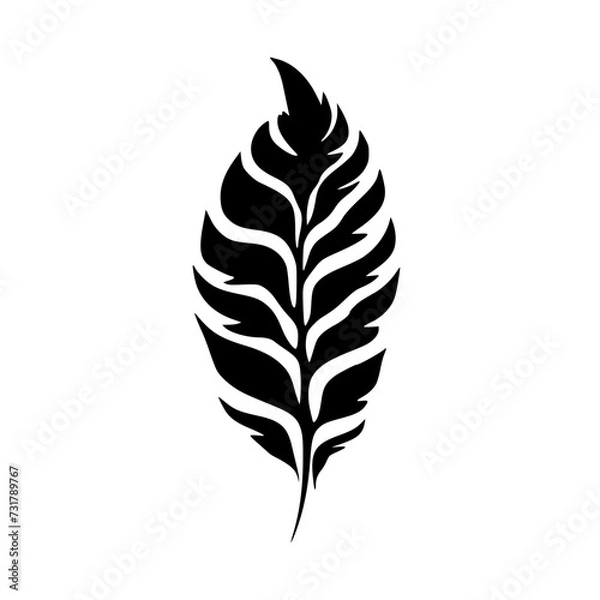 Obraz flower, leaf, nature, plant, vector, illustration, floral, design, leaves, flora, decoration, tree, art, element, spring, symbol, petal, icon, green, pattern, natural, summer, black, beauty, blossom, 
