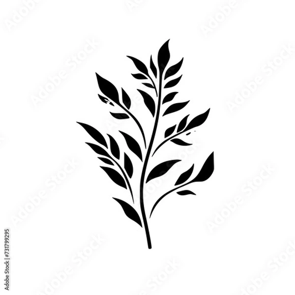 Fototapeta  leaf vector, herb silhouette, silhouette plant, silhouette flower, silhouette floral, plantpot, leaf, tree, plant, nature, vector, bamboo, pattern, branch, silhouette, floral, flower, design, 