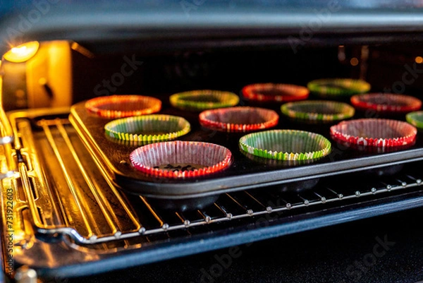 Obraz cooking in the oven