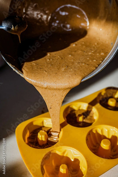 Obraz raw gingerbread dough