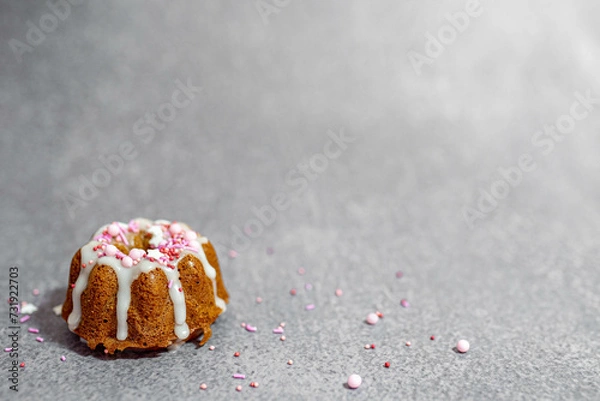 Obraz Easter background with cupcake