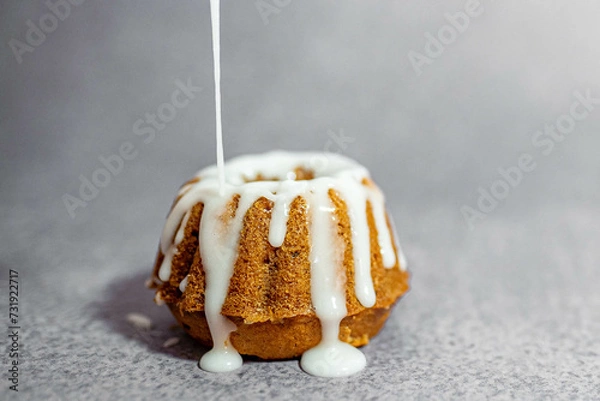 Obraz Easter background with cupcake