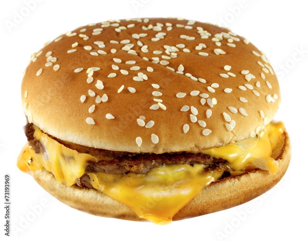 Fototapeta double cheeseburger