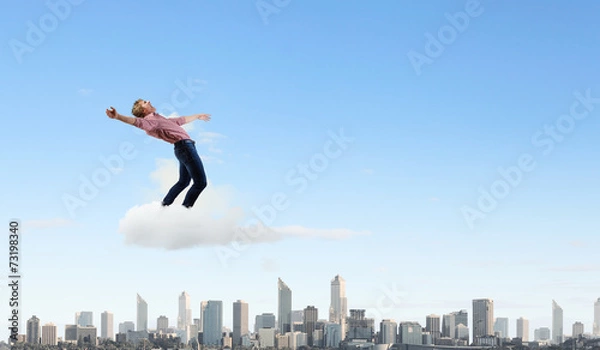 Obraz Man evades light