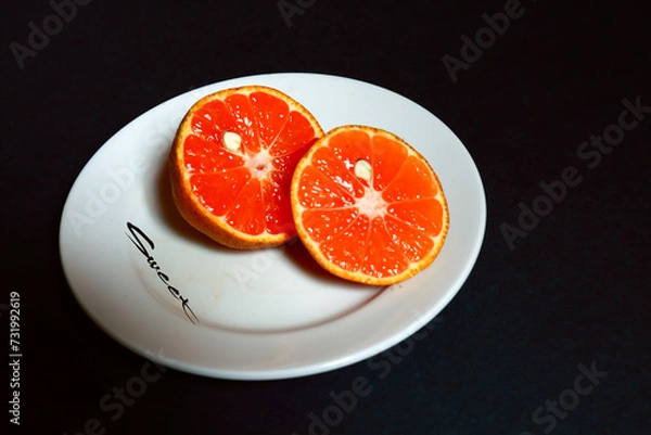 Obraz mandarin on a plate