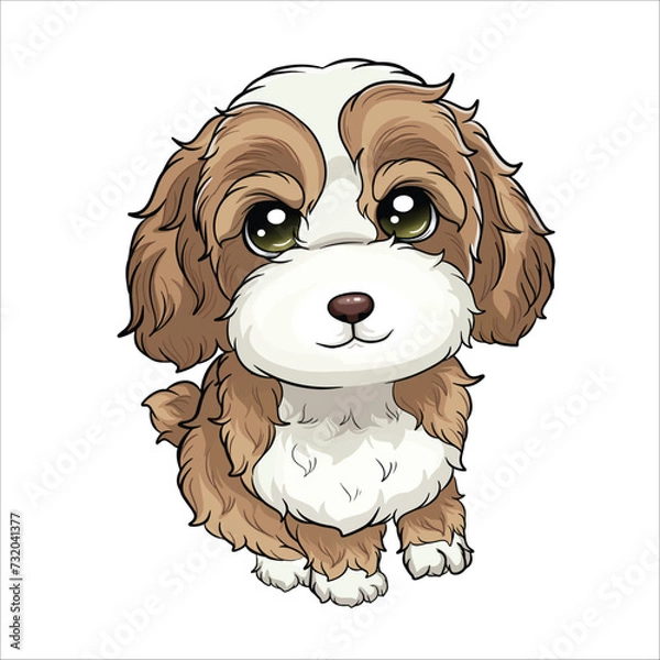 Obraz Cute dog illustration