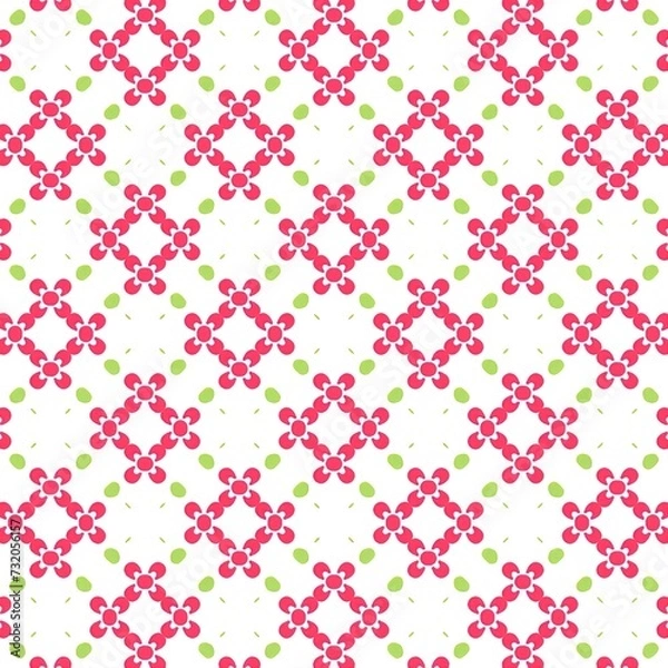 Fototapeta A beautiful repeating geometric pattern design. An illustration of amazing reiteration for fashion designing.