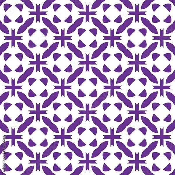 Fototapeta A beautiful repeating geometric pattern design. An illustration of amazing reiteration for fashion designing.