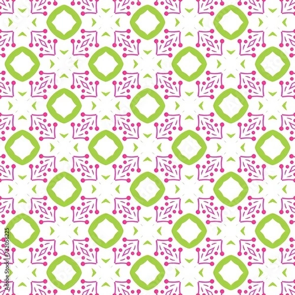 Fototapeta A beautiful repeating geometric pattern design. An illustration of amazing reiteration for fashion designing.