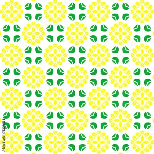 Fototapeta A beautiful repeating geometric pattern design. An illustration of amazing reiteration for fashion designing.