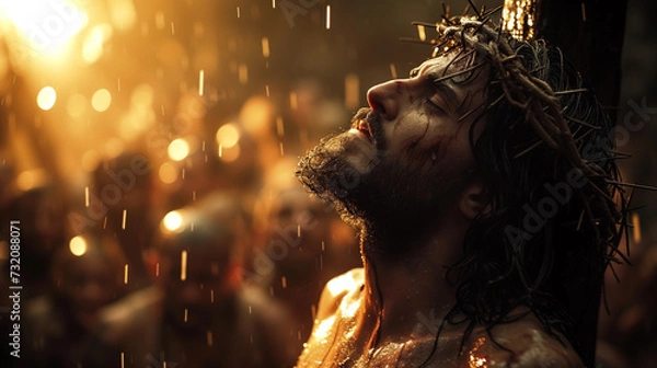 Obraz Jesus nailed to the cross