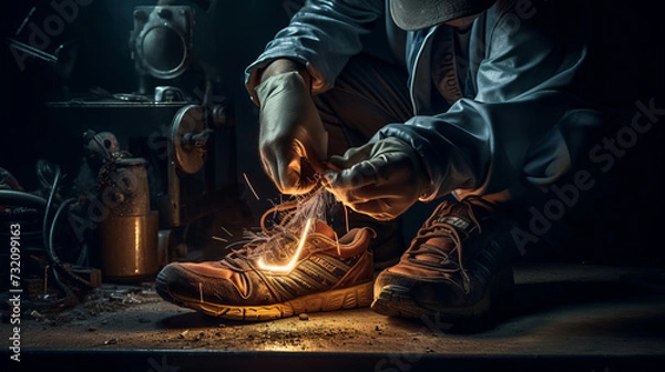 Obraz Shielding Your Success: Essential Welder's Gear for Safe and Efficient Metal Work, generative AI