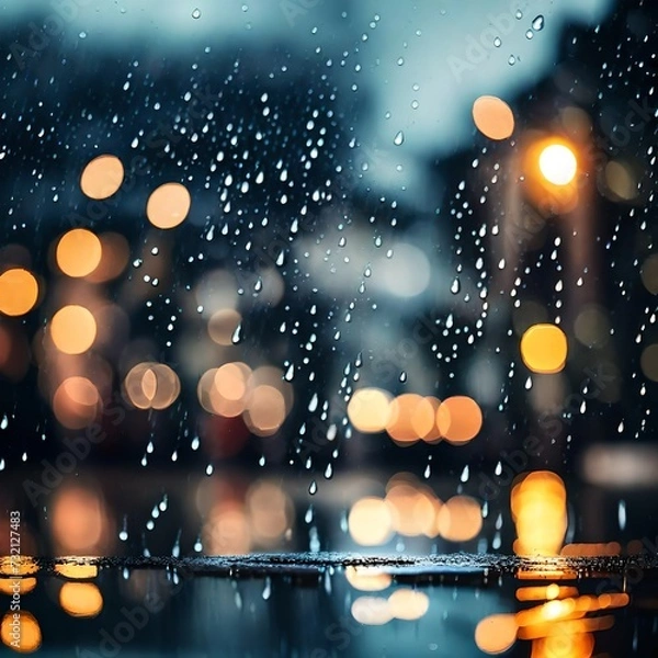 Obraz background with snowflakes