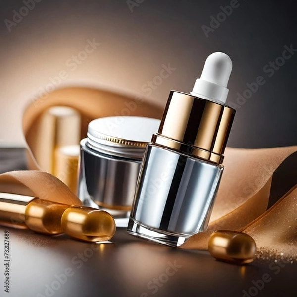 Obraz bottle and lipstick