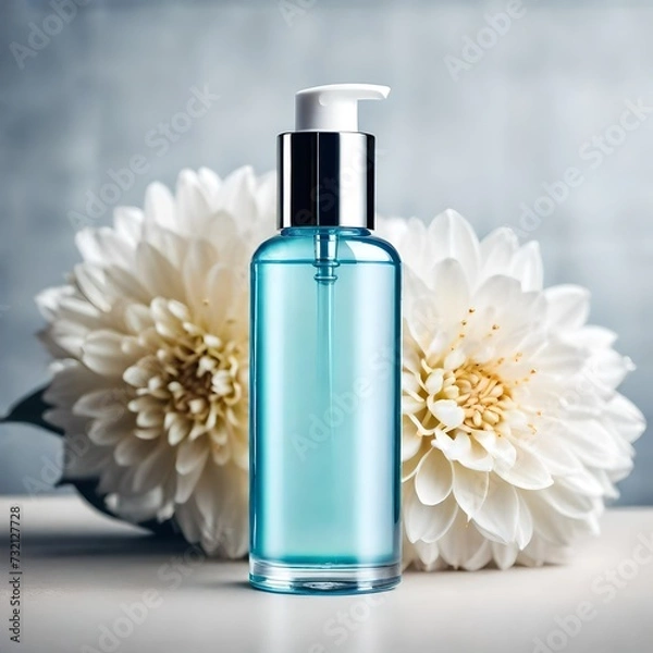 Obraz bottle of perfume and flower